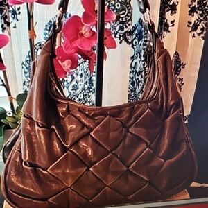 Junior Drake Expandable Hobo-Style Bag All Leather "Final Price"